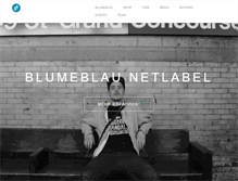 Tablet Screenshot of blumeblau.com